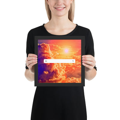 Elements- Air- Framed poster (Clouds)