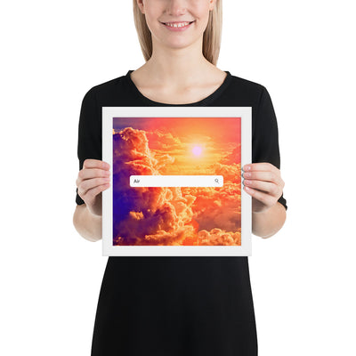 Elements- Air- Framed poster (Clouds)