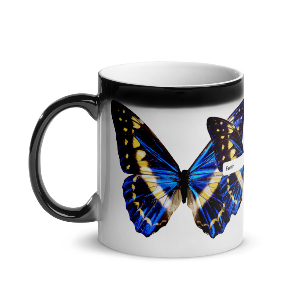 Elements- Earth- Glossy Magic Mug (Butterfly)