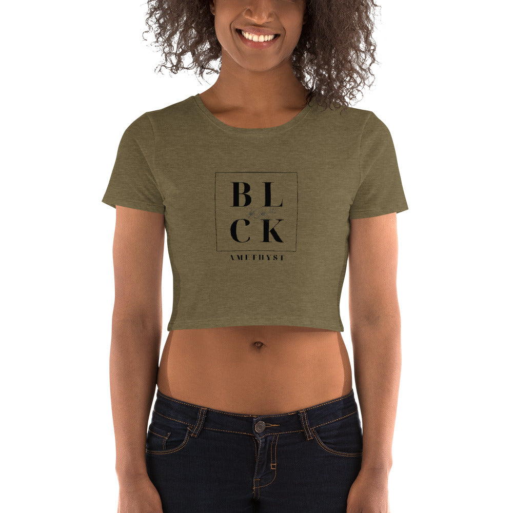 BlckLabel- Women’s Crop Tee (black)