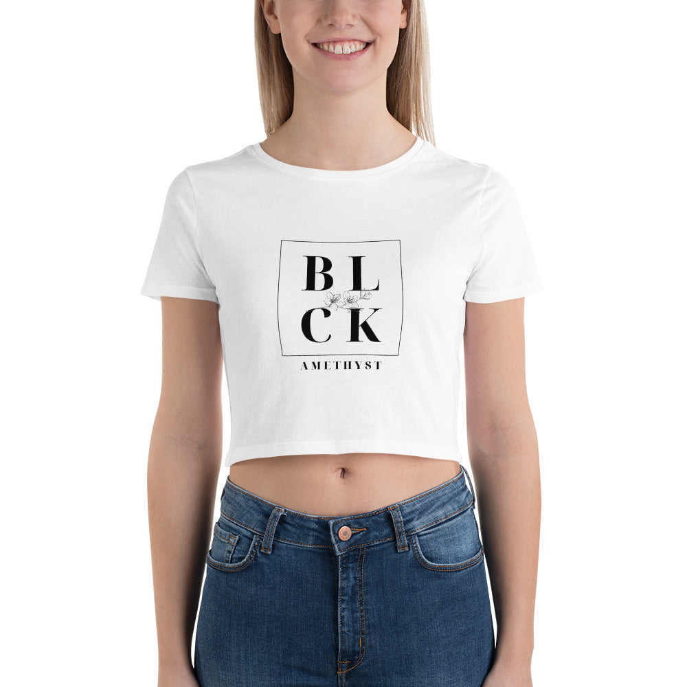 BlckLabel- Women’s Crop Tee (black)